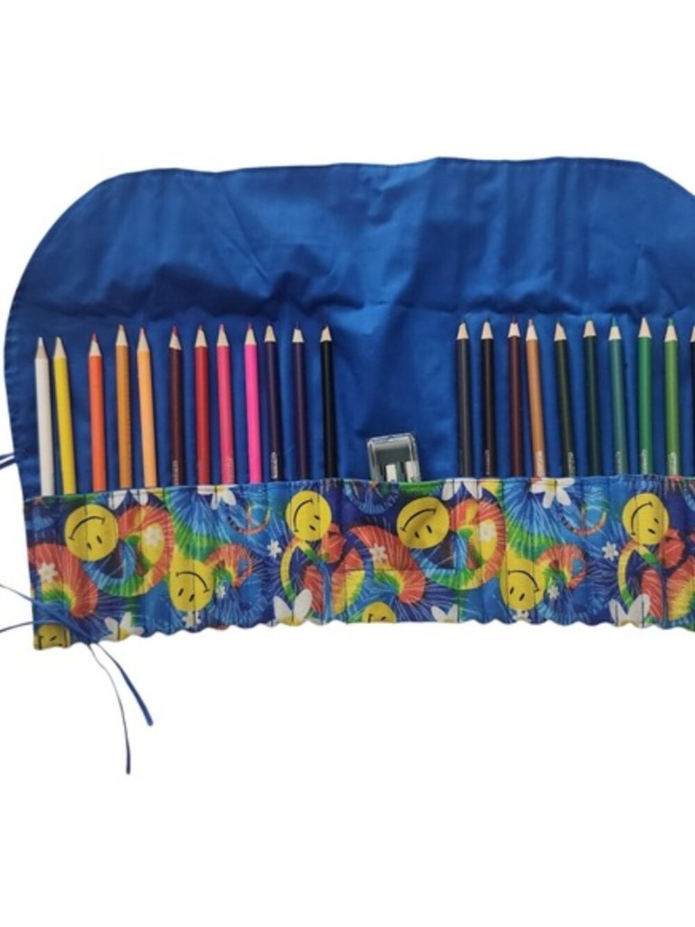 Handmade cotton Fabric Pencil‎ Roll case 3 patterns to choose from.